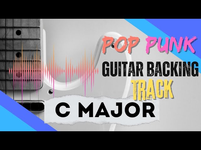 POP PUNK GUITAR BACKING TRACK C MAJOR 180 BPM