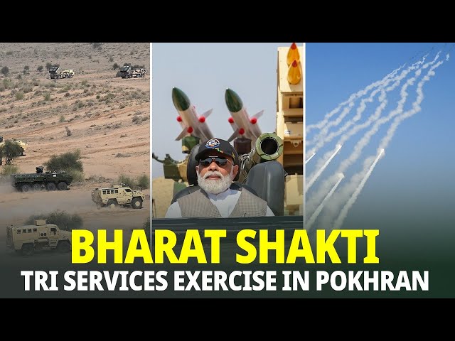 Bharat Shakti: India's Armed Forces show their might in Pokhran