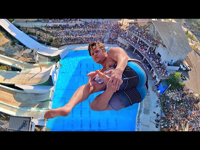 Jumping Off A RedBull High Diving Platform!!