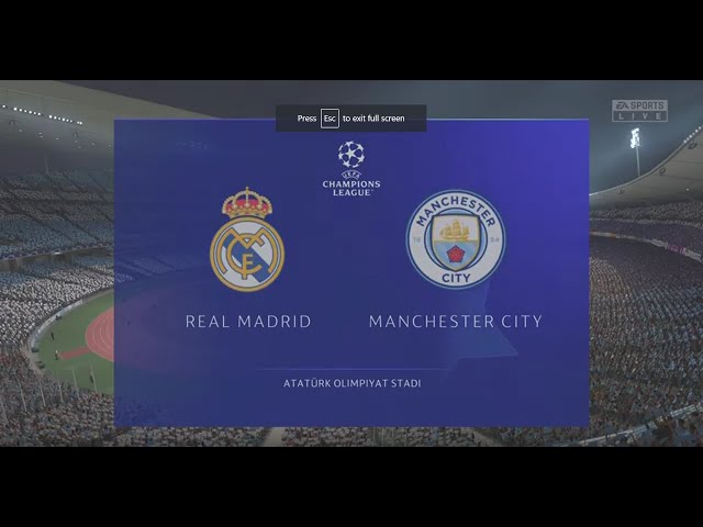 Real Madrid VS Manchester City | Champions League 2024 Predicted Final | FIFA 23 PS5 Gameplay