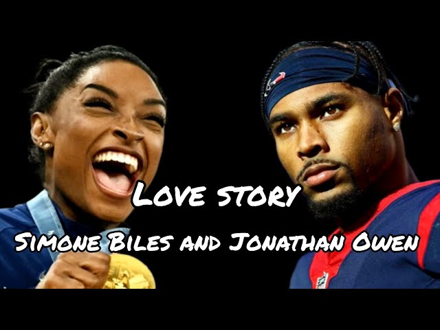 Simone Biles and Jonathan Owen love 💕😘 story. #trending #entertainment #celebrity #viralvideo