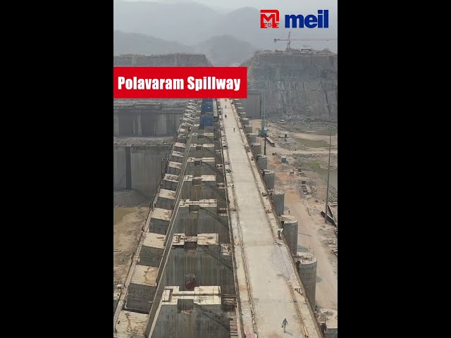 Polavaram Project Gates Trial Run | Spillway works, AP #Shorts