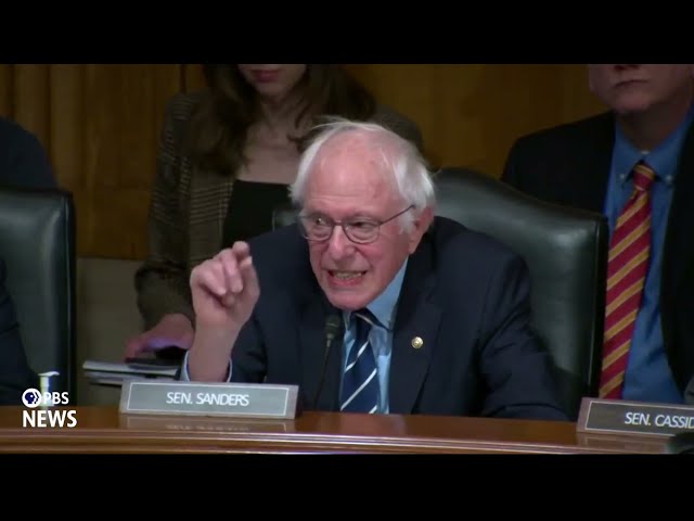 WATCH: Sen. Sanders makes opening statement at McMahon confirmation hearing