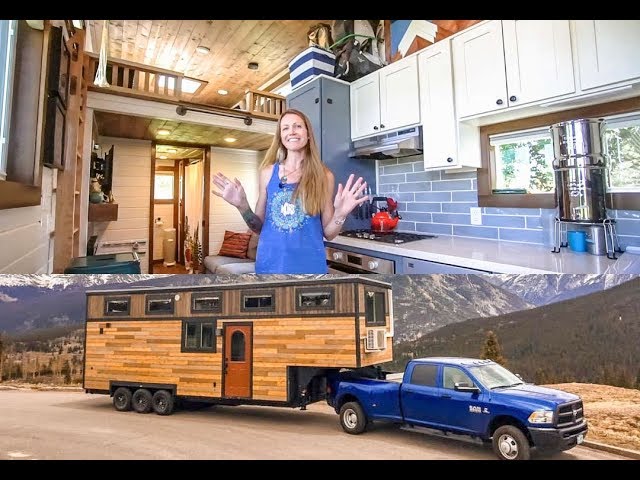 Family of 4 & Their STUNNING 5th Wheel Tiny Home ~ Totally Custom Build