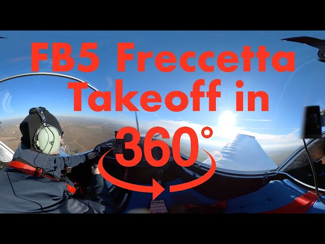 360° Virtual Reality Flight | EuroFly FB5 | 5K Cockpit passenger POV | Italy JFK-Dovera Takeoff