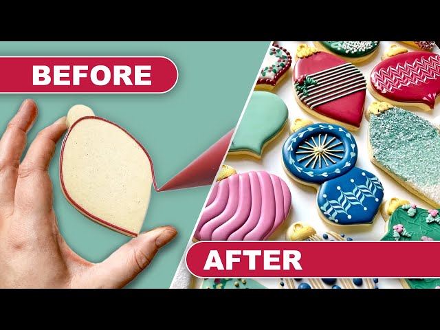 How to Decorate 29 Different Christmas Ornament Cookies