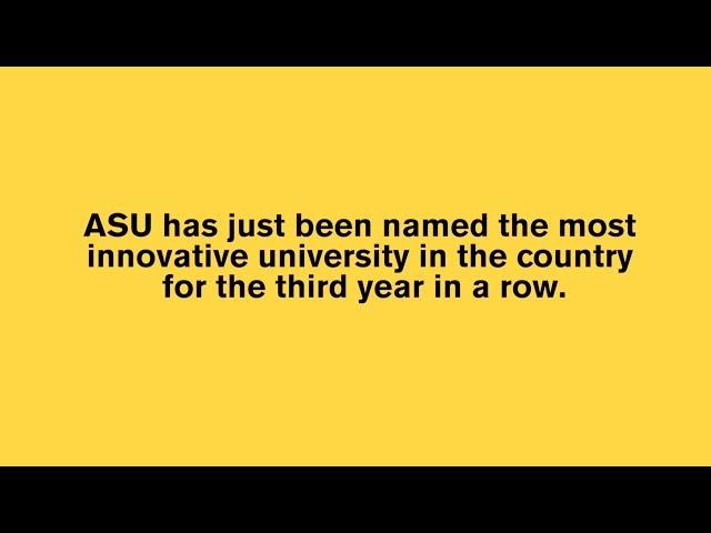 What does it mean to be the most innovative university in the U.S.?