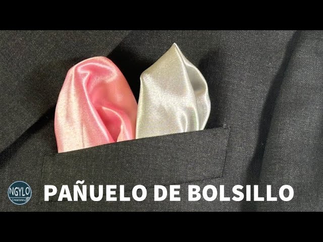 Cómo doblar un pañuelo de bolsillo - Elegante pliegue en puff con 2 pañuelos