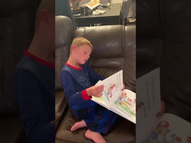 Ryland Reads The Letter A Book