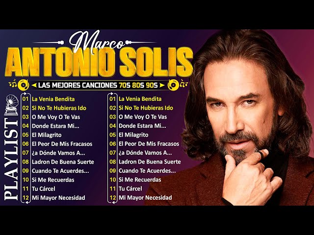 Marco Antonio Solis Lo Mejor de Lo Mejor Romanticas Mix Recuerdos Del Ayer - Mix 20 Exitos Favoritos