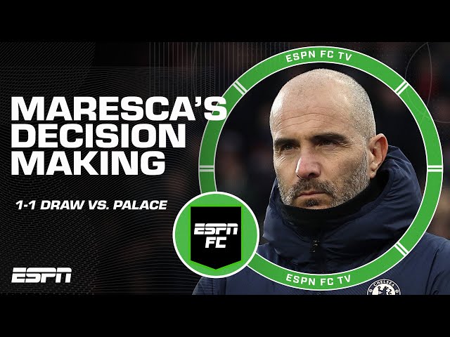 I EXPECTED MORE out of Enzo Maresca 🗣️ - Shaka is BAFFLED by Chelsea's decision making | ESPN FC