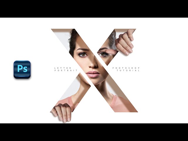 Letter (X) Portrait Design Tutorial in Photoshop