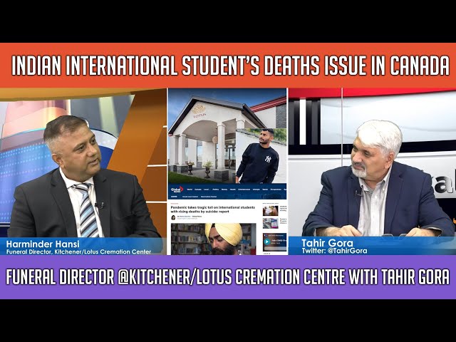 Indian International Students' Suicide Cases in Canada are alarming - Harminder in Tahir Gora's Show