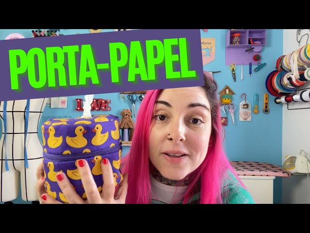 Como fazer PORTA-PAPEL HIGIÊNICO passo a passo para iniciantes na costura