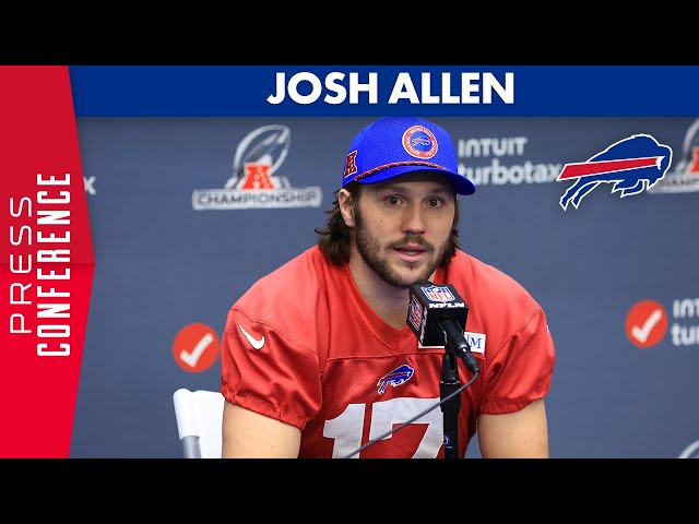 Josh Allen On Playing Against Patrick Mahomes In The AFC Championship Game | Buffalo Bills