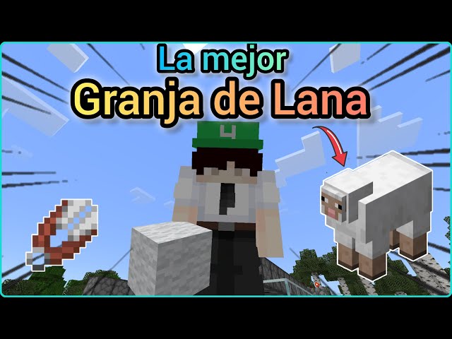 Esta es la mejor granja de Lana en todo Minecraft 💥 | Ft.Li4n