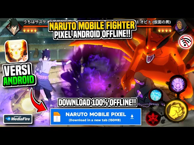 TERBARU‼️Game NARUTO MOBILE FIGHTER Pixel Android OFFLINE!! NEW UPDATE Naruto Mobile Fanmade 2025