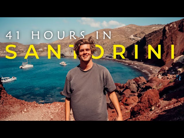 41 hours in Santorini