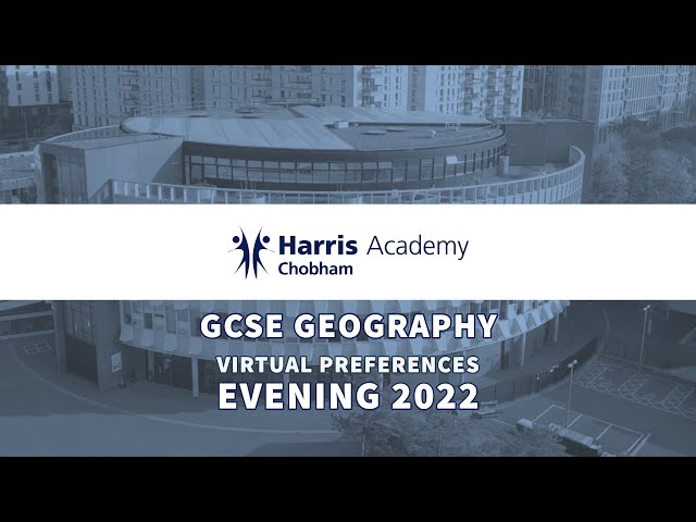 Year 9 GCSE Preferences 2022 - GCSE Geography