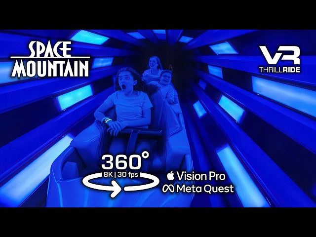 Space Mountain 8K 360° POV: Blast Off into the Dark! Walt Disney World VR Roller Coaster #metaquest