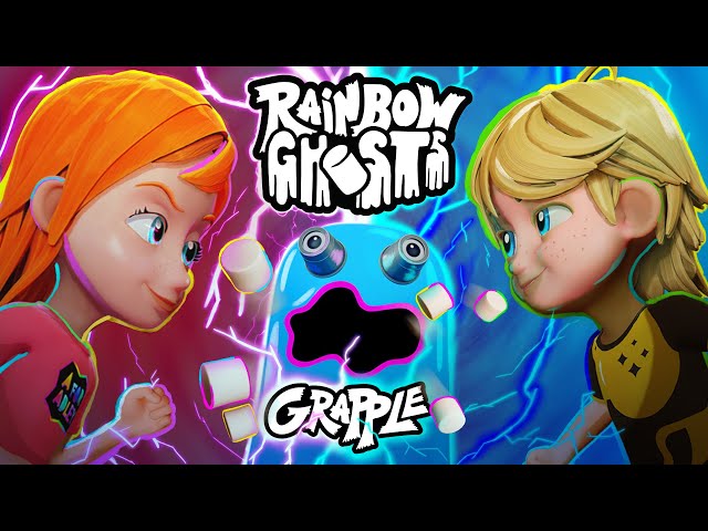 RAiNBOW GHOST GRAPPLE!! Can you SURViVE our NEW FORTNiTE game?? A for Adley & G for GAMiNG in UEFN 🎮