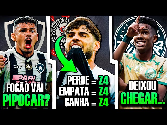 ABRE O OLHO BOTAFOGO, O PALMEIRAS CHEGOU | Corinthians NÃO SAI da Zona!!! E MAIS