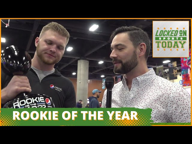 Aidan Hutchinson wins Rookie Of The Year | INTERVIEW