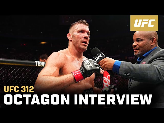 Dricus Du Plessis Octagon Interview | UFC 312