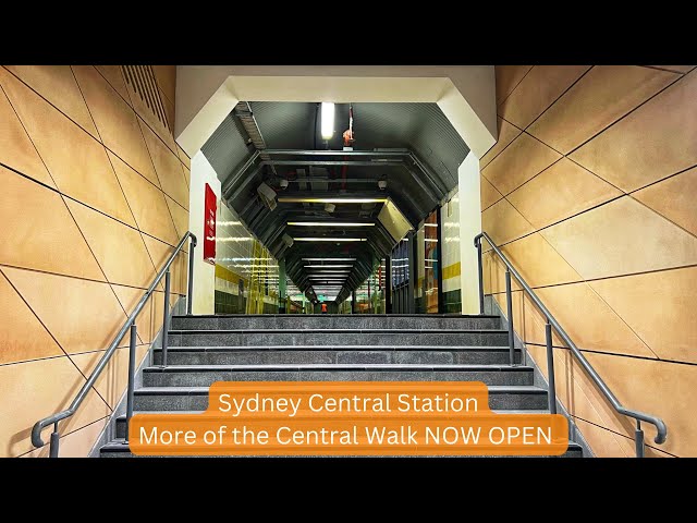 Sydney Trains Vlog 2016: Sydney Central Station - More of Central Walk Now Open