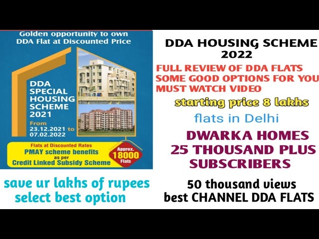 DDA housing scheme 2022 full review fill best flats only #ddahousingscheme2022