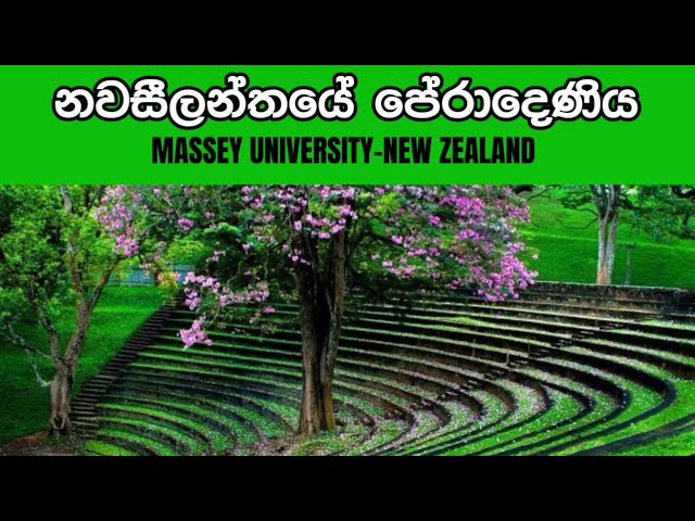 Massey University, New Zealand | නවසීලන්තයේ පේරාදෙණිය |