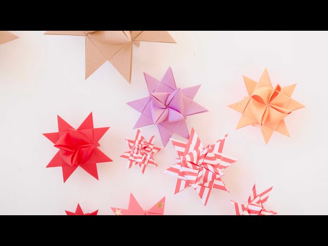 Hoop Club Winter Box 2023 Tutorial Part 2 - Origami Stars