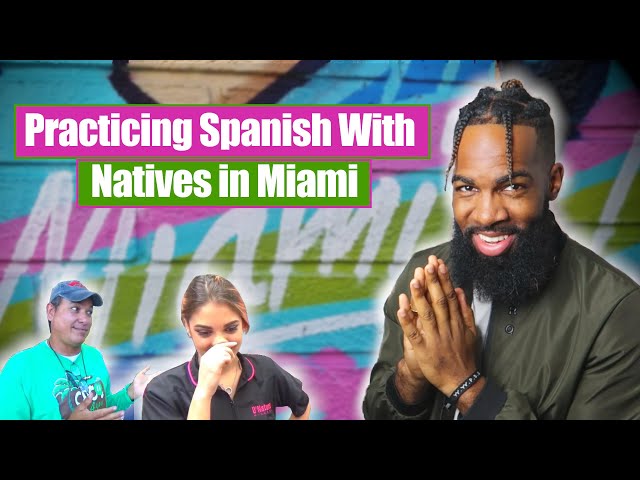 American Speaking Spanish To Latinos In Miami (Compilation)