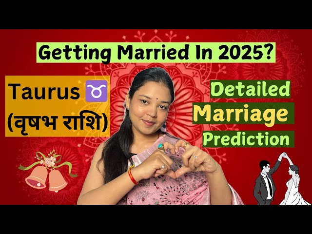 Will You Get Married In 2025?🧡Taurus ♉️ (वृषभ राशि) 🌸 Bond, Personality, Married Life 💚 Tarot Hindi