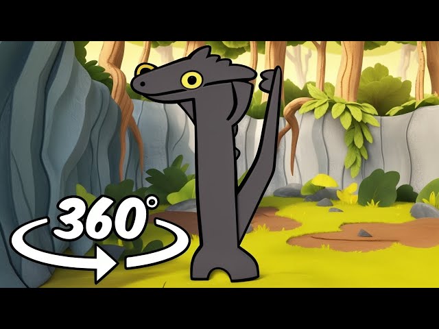 Toothless Dancing to Driftveil City but it's 360º video