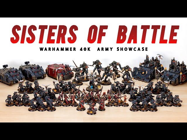 GRIMDARK Converted Sisters of Battle! Warhammer 40k Army Showcase