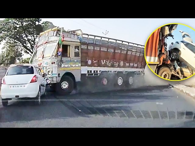 Tata Harrier Wild Fire Performance 🔥 Truck Lost Control at High Speed Lost