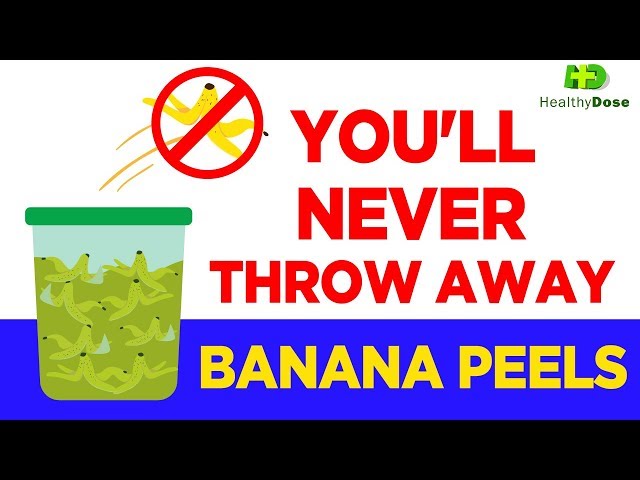 🍌You Will Never Throw Away Banana Peels After Watching This