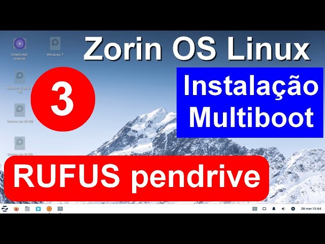 3- Como Instalar o Linux Zorin. Como criar pendrive de boot pelo Aplicativo Rufus