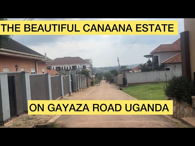 Developing Estates In Uganda //Canaana Estate With Its Modern Houses  On Gayaza Road In Nakwero