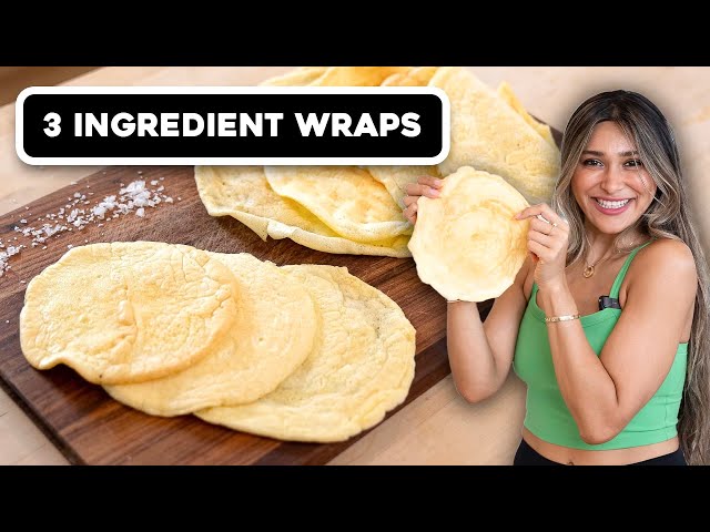 3 Ingredient Wraps! Low Carb, Weight Loss Friendly