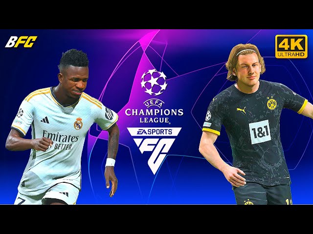 EA FC 24 Real Madrid vs Borussia Dortmund Gameplay - UEFA Champions League Final 24 - PS5 4K