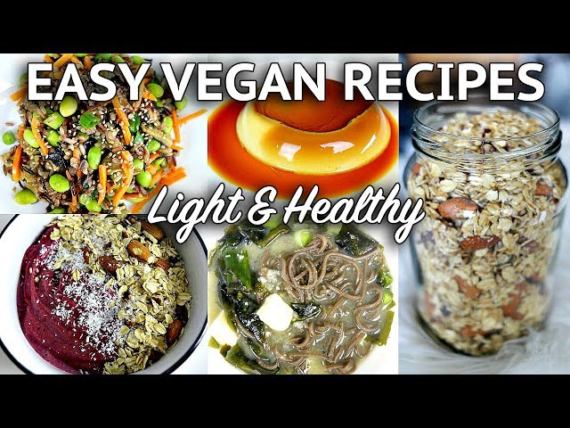 EASY VEGAN RECIPES FOR SPRING/SUMMER (light & healthy)