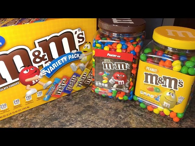 M&Ms Chocolate Candy Unpacking from 2000 Year! Big Compilation 1