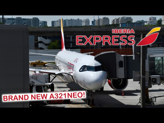 IBERIA EXPRESS' BRAND NEW A321NEO Economy: Palma De Mallorca to Madrid