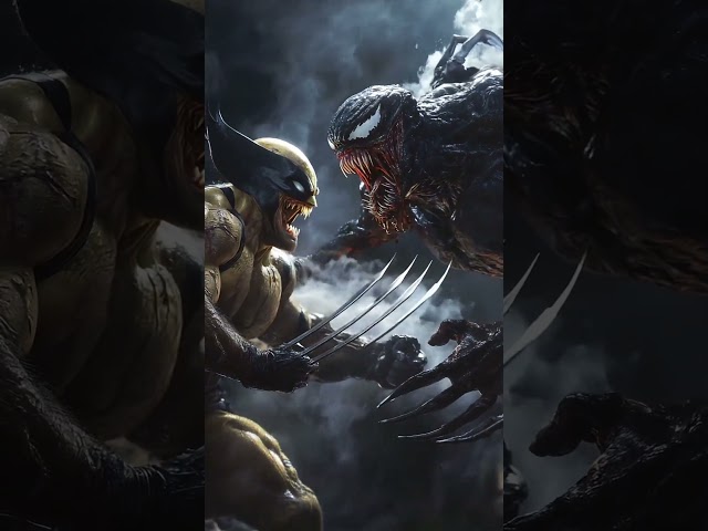 INSANE !! Wolverine and Venom Super Fusion 🔥🤯 #fusion #animation