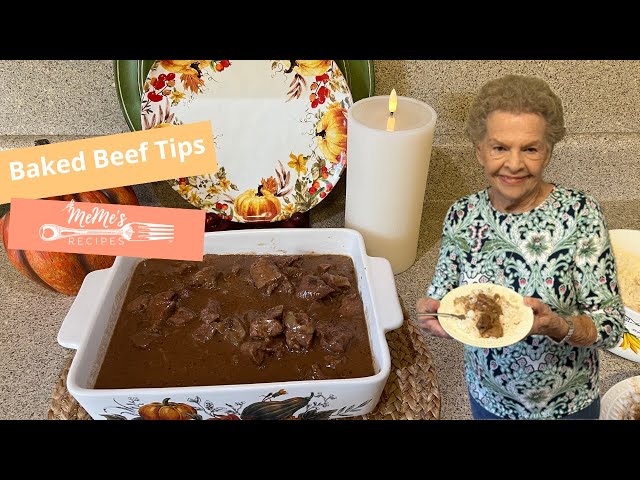 MeMe's Recipes | Baked Beef Tips