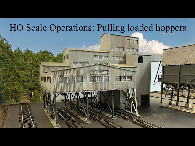 HO Scale Operations: Pulling Loads at the Hudson 1 Coal tipple