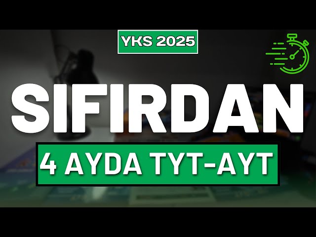 SIFIRDAN 4 AYDA TYT-AYT BİTİRMEK? | Gerçekten İmkansız mı? | #yks #yks2025