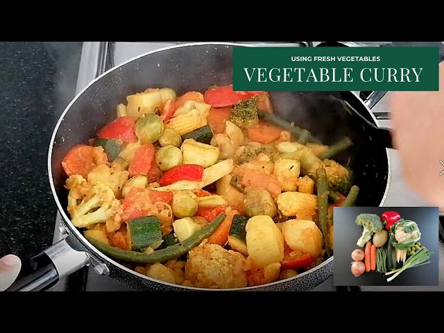 Vegetable Curry Recipe | Fresh Vegetables Cooking